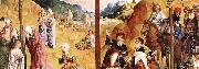 GOES, Hugo van der Calvary Triptych (detail) USA oil painting artist